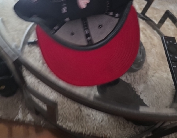 Yankeed Navy Blue Cap with Heart Embroidery Fitted 7 1/2 - Picture 5 of 5